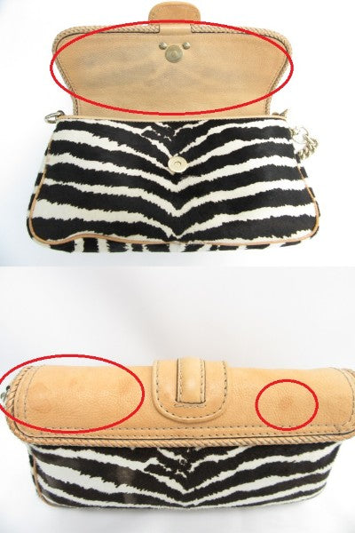 GUCCI ハラコ チェーンショルダーバッグ 中古 1