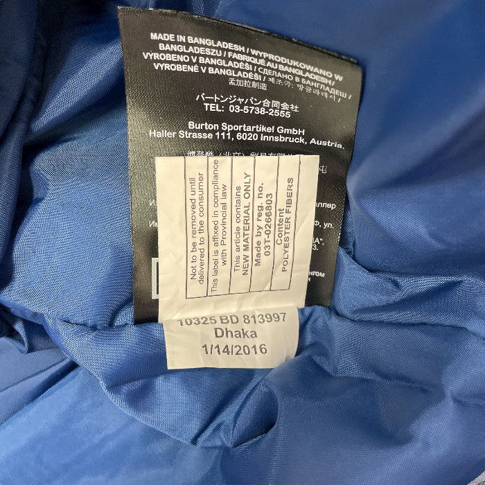 Burton(バートン) BOYS UPROAR JACKET ボーイズアプローアジャケット 11581101 THUNDER PLAID L 中古 1