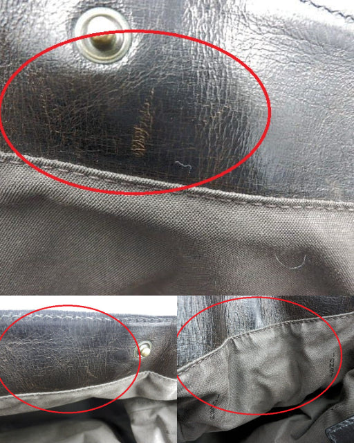 FENDI フェンディ エトニコ レザー バッグ ドゥ ジュール 中古 1