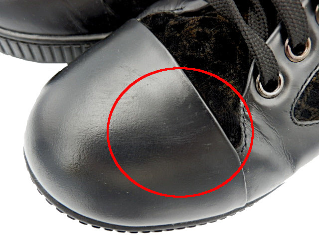 BALLY バリー ベロア ローカット スニーカー 約26cm 中古 1