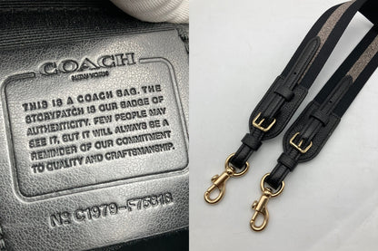 COACH コーチ ホース アンド キャリッジ ジェス クロスボディ ショルダーバッグ F75818 中古 D4