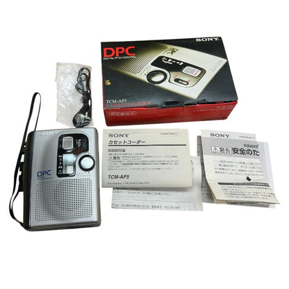 ジャンク品 SONY ソニー カセットテープレコーダー TCM-AP5 オーディオ 録音 持ち運び カセットテープ 中古 W４