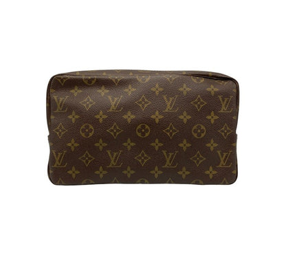 LOUIS VUITTON ルイヴィトン モノグラム トゥルーストワレット28 化粧ポーチ M47522 中古 D4