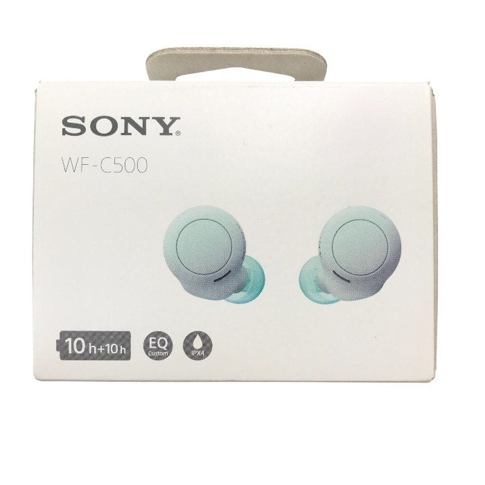 ソニー ワイヤレスイヤホン 完全ワイヤレス アイスグリーン WF-C500 GZ 中古 Y1