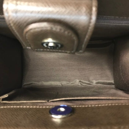 BURBERRY バーバリー ハンドバッグ レディース ノバチェック レザー ミニトート 西川製 ブラウン 中古 T1