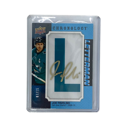 UPPER DECK NHLカード CHRONOLOGY JOE PAVELSKI SAN JOSE SHARKS 07/15 #L-SA-JP 中古 IT2