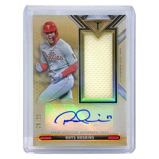 TOPPS MLBカード TRIPLE THREADS RHYS HOSKINS PHILADELPHIA PHILLIES /25 #ASJR-RH 中古 IT1