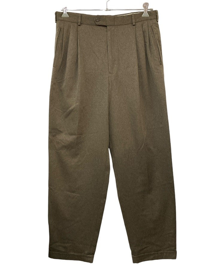 SLATES スレイツ スリータック タックパンツ スラックス サイズW34 L34 中古 D4