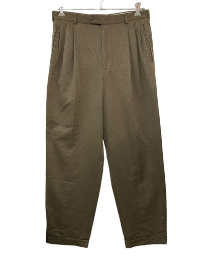 SLATES スレイツ スリータック タックパンツ スラックス サイズW34 L34 中古 D4