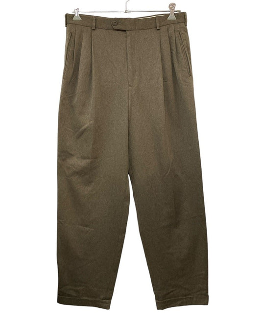 SLATES スレイツ スリータック タックパンツ スラックス サイズW34 L34 中古 D4