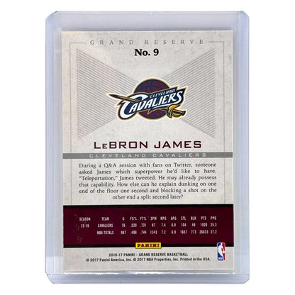 PANINI NBAカード GRAND RESERVE LEBRON JAMES CLEVELAND CAVALIERS #9 中古 IT1