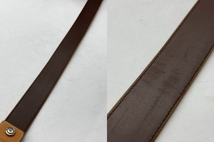 Salvatore Ferragamo サルヴァトーレフェラガモ スクエア バックルベルト 中古 D4