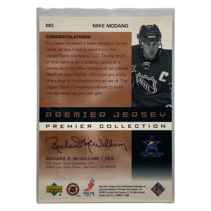 UPPER DECK NHLカード PREMIER OLLECTION MIKE MODANO 2003 ALL STAR 037/299 #MO 中古 IT2