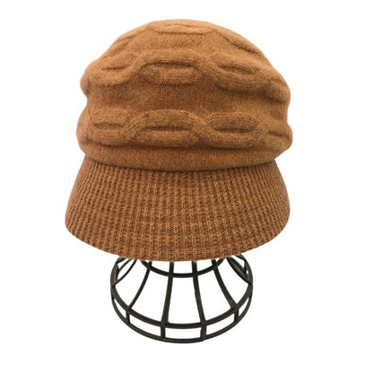 Vivienne Westwood ヴィヴィアンウエストウッド 帽子 レディース 冬 毛 オレンジ S～Mサイズ 中古 M1