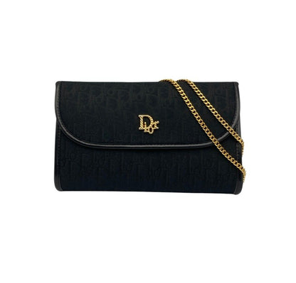 Christian Dior クリスチャンディオール トロッター チェーン ショルダーバッグ 中古 D4