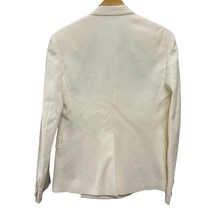 DSQUARED2 ディースクエアード ジャケット 38 メンズ ホワイト ダブルジャケット アウター 秋 冬 中古 W1