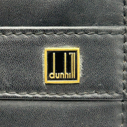 dunhill ダンヒル レザー セカンドバッグ 本革 鞄 クラッチバッグ メンズ ビジネス おでかけ 中古 W４