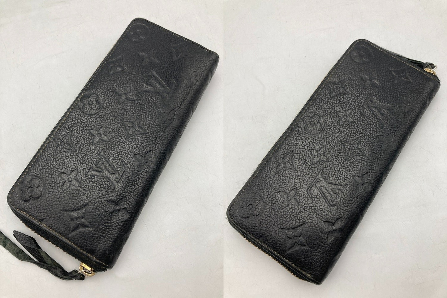 LOUIS VUITTON ルイヴィトン モノグラム アンプラント ポルトフォイユ・クレマンス 長財布 M60171 中古 D4