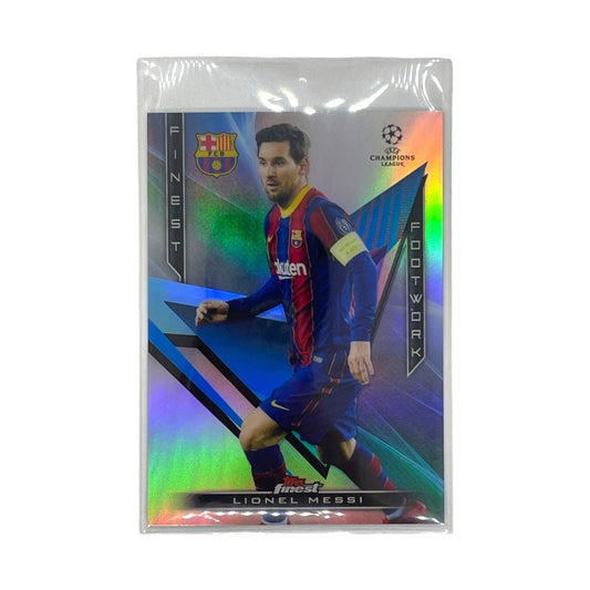 TOPPS サッカーカード FINEST FOOTWORK LIONEL MESSI BARCELONA #FF-1 中古 IT1