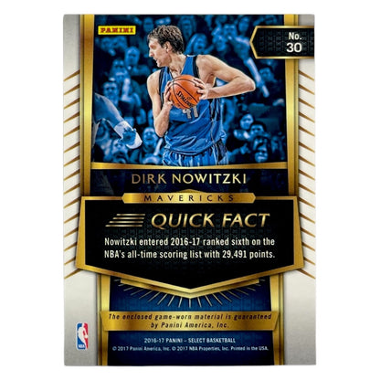 PANINI NBAカード SELECT DIRK NOWITZKI MAVERICKS #30 中古 IT2