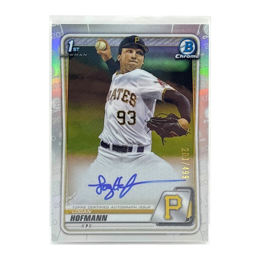 TOPPS MLBカード BOWMAN CHROME 1ST LOGAN HOFMANN PITTSBURGH PIRATES /499 #CDA-LH 中古 IT1