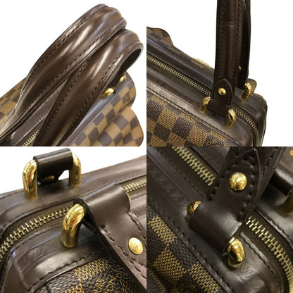 LOUIS VUITTON ルイヴィトン ダミエ ナイツブリッジ ハンドバック レディース 開口部広い ブラウン N51201 中古 T1