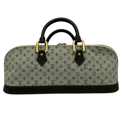 LOUIS VUITTON ルイヴィトン アルマロン ハンドバッグ モノグラムミニ カーキ/ブラウン 廃番 M92206 ブランド レディース キャンバス 中古 W４