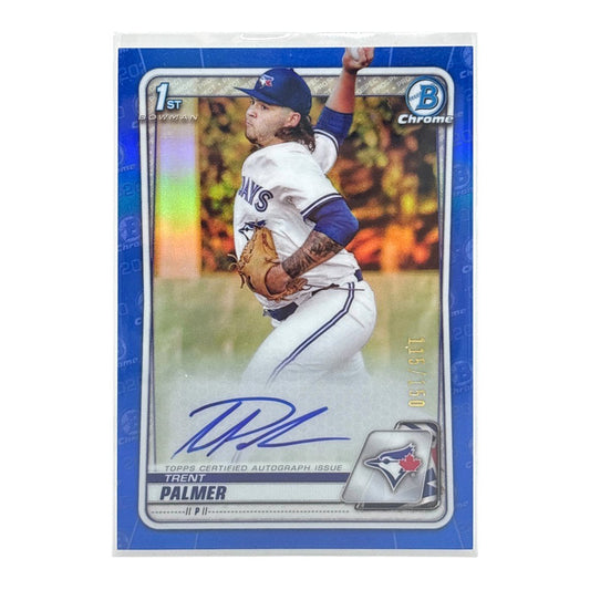 TOPPS MLBカード BOWMAN CHROME 1ST TRENT PALMER TORONTO BLUE JAYS /150 #CDA-DCR 中古 IT1