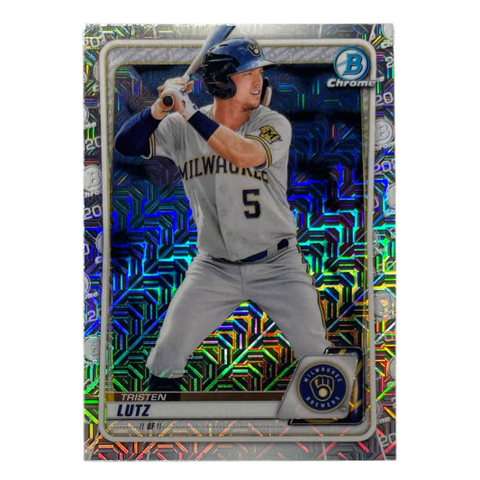 TOPPS MLBカード BOWMAN CHROME TRISTEN LUTZ MILWAUKEE BREWERS #BD-68 中古 IT2