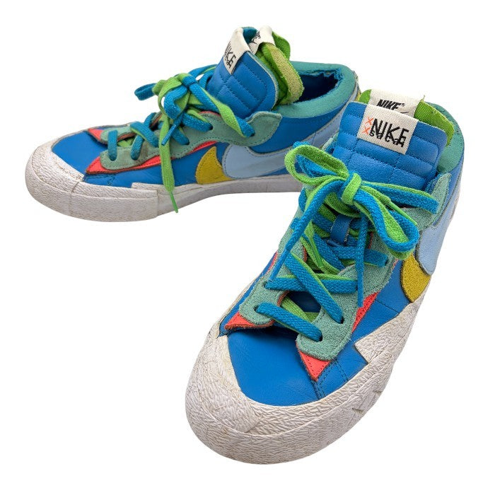 NIKE × SACAI × KAWS ナイキ × サカイ × カウズ BLAZER LOW スニーカー 28cm DM7901-400 靴 シューズ メンズ コラボ ブレーザー ロー 中古 W４