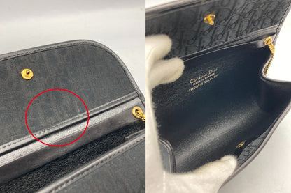 Christian Dior クリスチャンディオール トロッター チェーン ショルダーバッグ 中古 D4