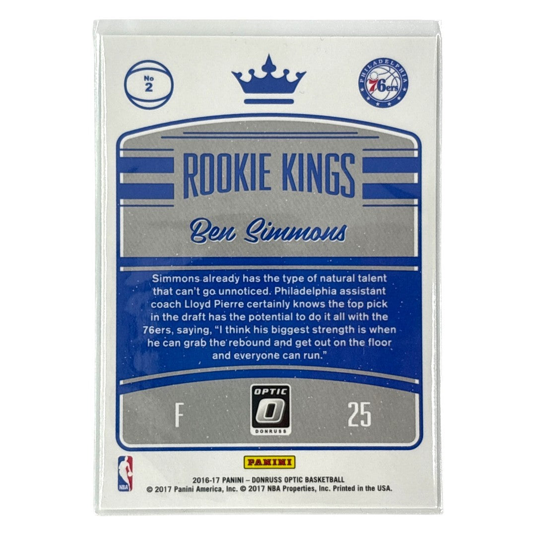 PANINI NBAカード DONRUSS OPTIC BEN SIMMONS PHILADELPHIA 76ERS #2 中古 IT1