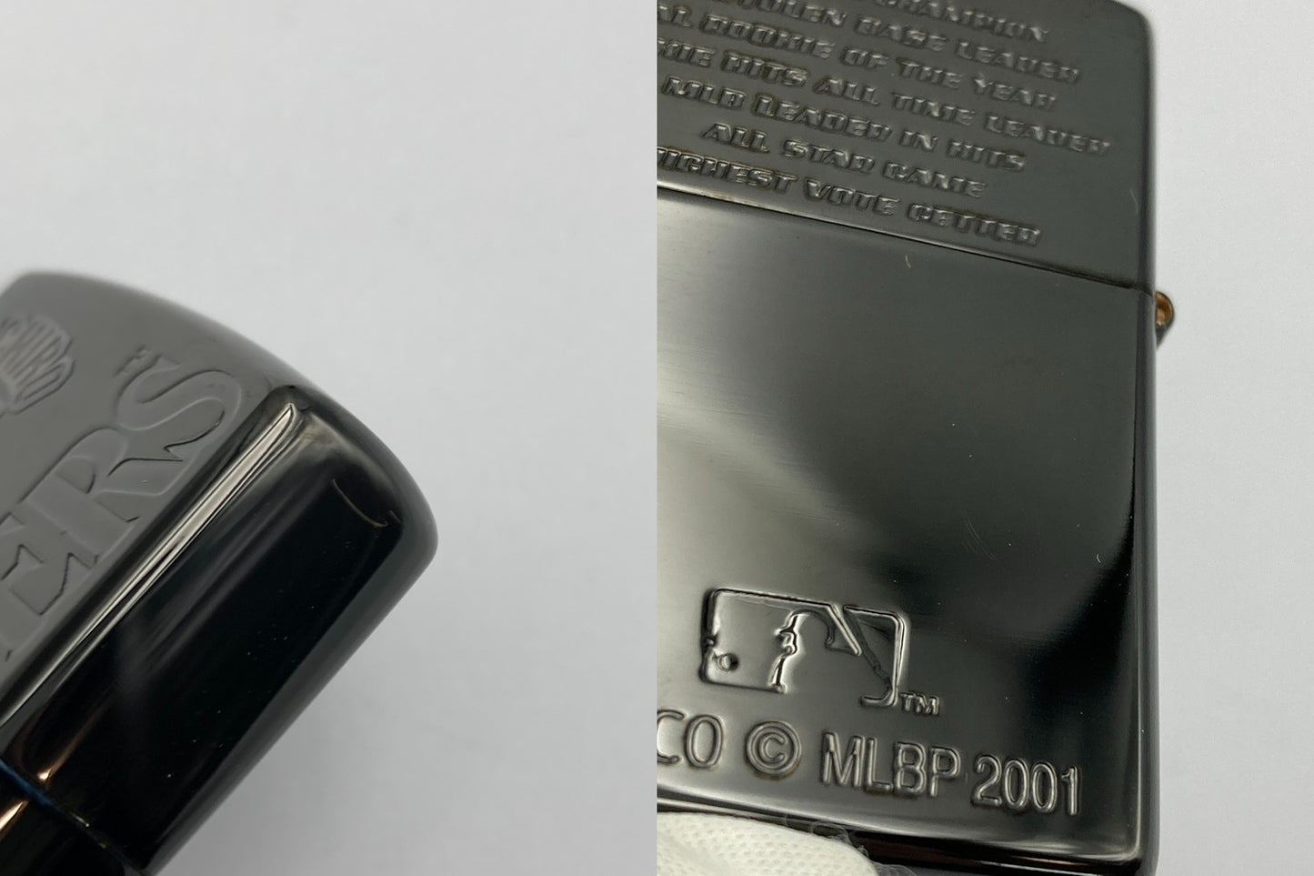 zippo マリナーズ イチロー  2001 AL MVP ジッポーライター 中古 D4