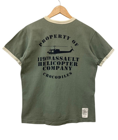 TOYS McCOY トイズマッコイ トムとジェリー U.S.ARMY リンガーTシャツ サイズM メンズ 中古 D4