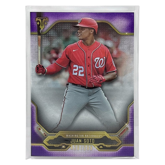 TOPPS MLBカード TRIPLE THREADS JUAN SOTO WASHINGTON NATIONALS /299 #97 中古 IT1