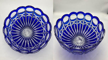 POLONIA ポロニア クリスタルガラス ボウル 2点セット 中古 D4