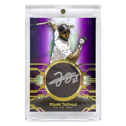 TOPPS MLBカード DIAMOND ICONS SILVER INK FRANK THOMAS CHICAGO WHITE SOX /10 #SI-FTH 中古 IT1