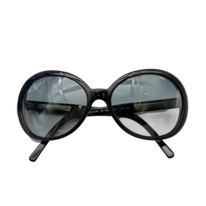 DOLCE&GABBANA ドルチェ＆ガッバーナ サングラス レディース マドンナモデル MDG プラスチック 樹脂 ブラック DG4096 中古 W1