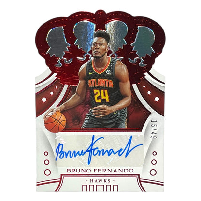 PANINI NBAカード CROWN ROYALE DIE CUT BRUNO FERNANDO ATLANTA HAWKS /49 #CR-BFD 中古 IT2