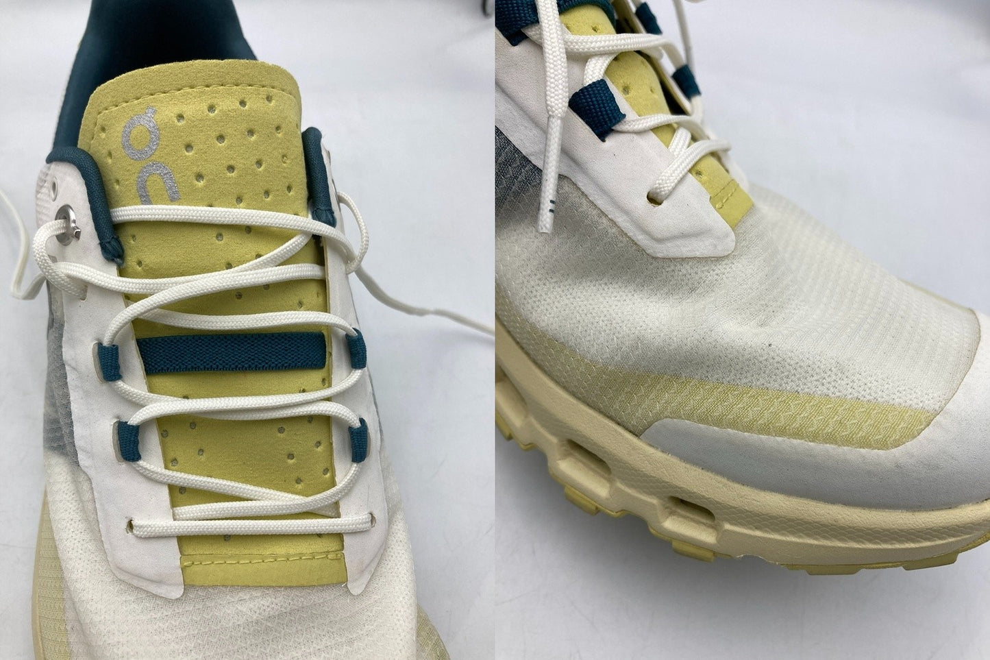 On Cloudvista オン クラウドビスタ ランニングシューズ Ivory/Endive サイズ27.5cm メンズ 中古 D4