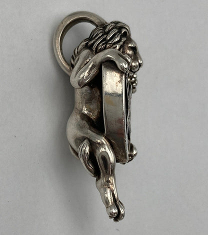 Justin Davis ジャスティンデイビス リーガルライオン ペンダントトップ シルバー925 中古 D4