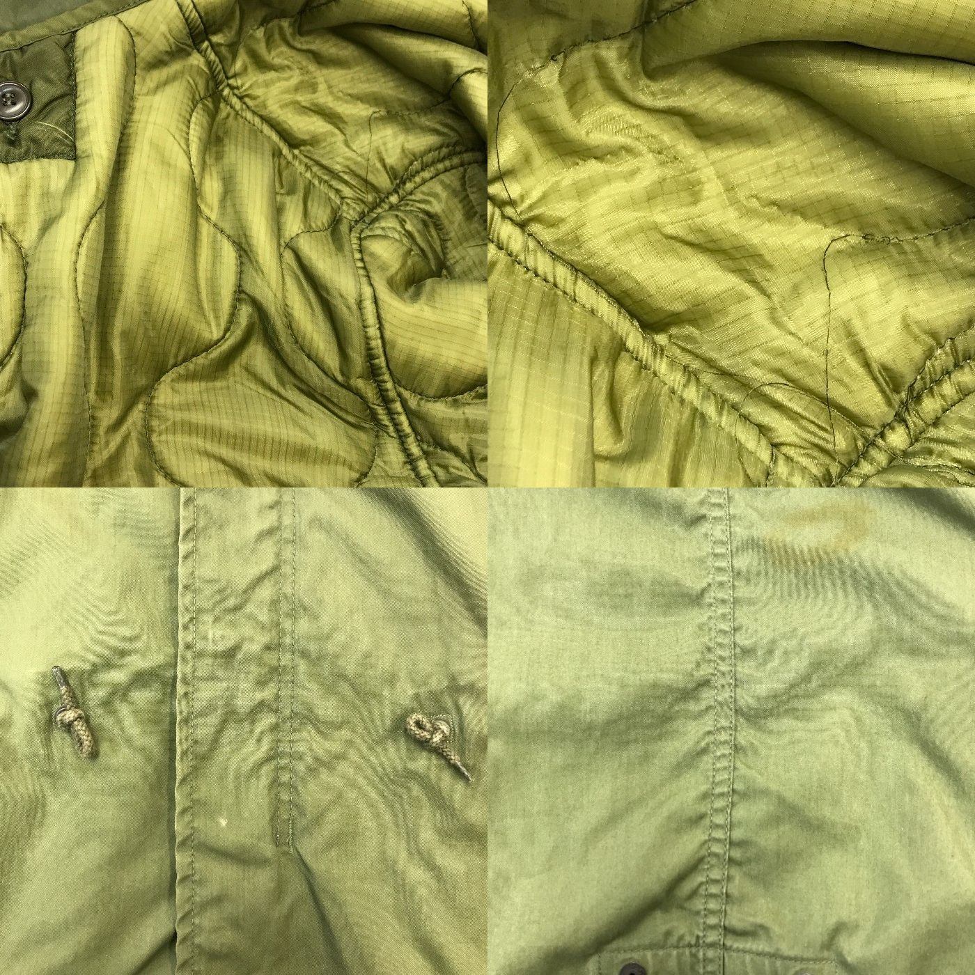 US.ARMY M1951 モッズコート メンズ ライナー付き ミリタリー コットン ヴィンテージ フィッシュテール パーカ カーキ Mサイズ 55-B-4982-20 中古 T1