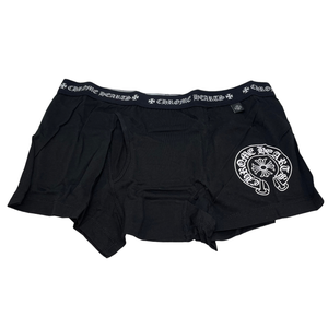 未使用品 CHROME HEARTS クロムハーツ ボクサーパンツ メンズ 2点セット M 中古 IT1