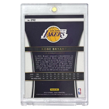 PANINI NBAカード SELECT KOBE BRYANT LAKERS #292 中古 IT1