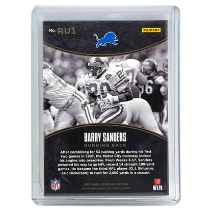 PANINI NFLカード BLACK GOLD BARRY SANDERS LIONS /100 #RU1 中古 IT1