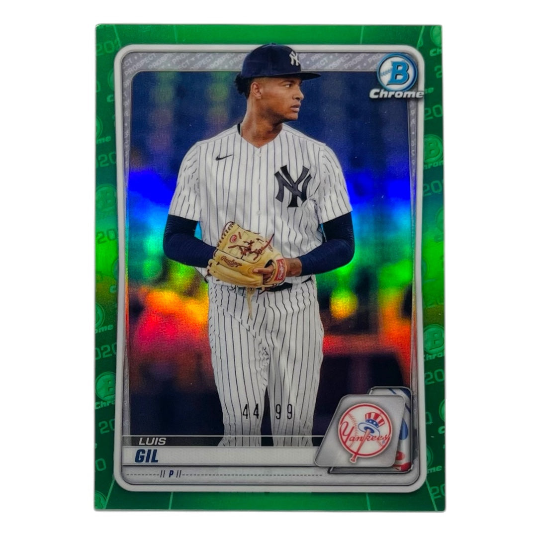TOPPS MLBカード BOWMAN CHROME LUIS GIL NEW YORK YANKEES /99 #BD-132 中古 IT2