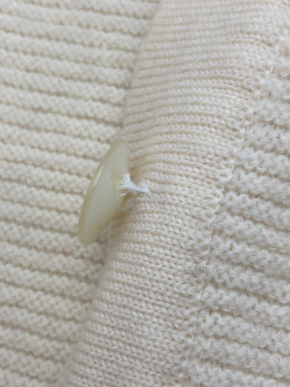 Harrods WHITE LABEL ハロッズ ホワイトレーベル ウール ニットカーディガン 中古 D4