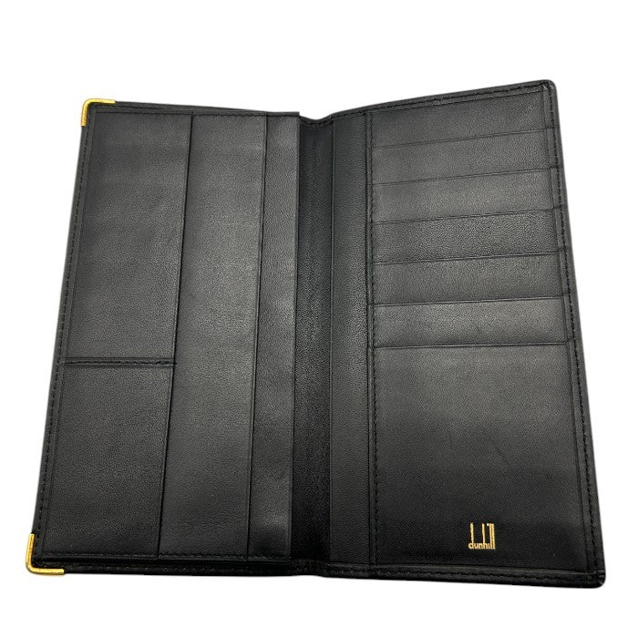 dunhill ダンヒル レザー 長札入れ 本革 ブランド メンズ 財布 カード入れ 中古 W４