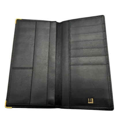 dunhill ダンヒル レザー 長札入れ 本革 ブランド メンズ 財布 カード入れ 中古 W４