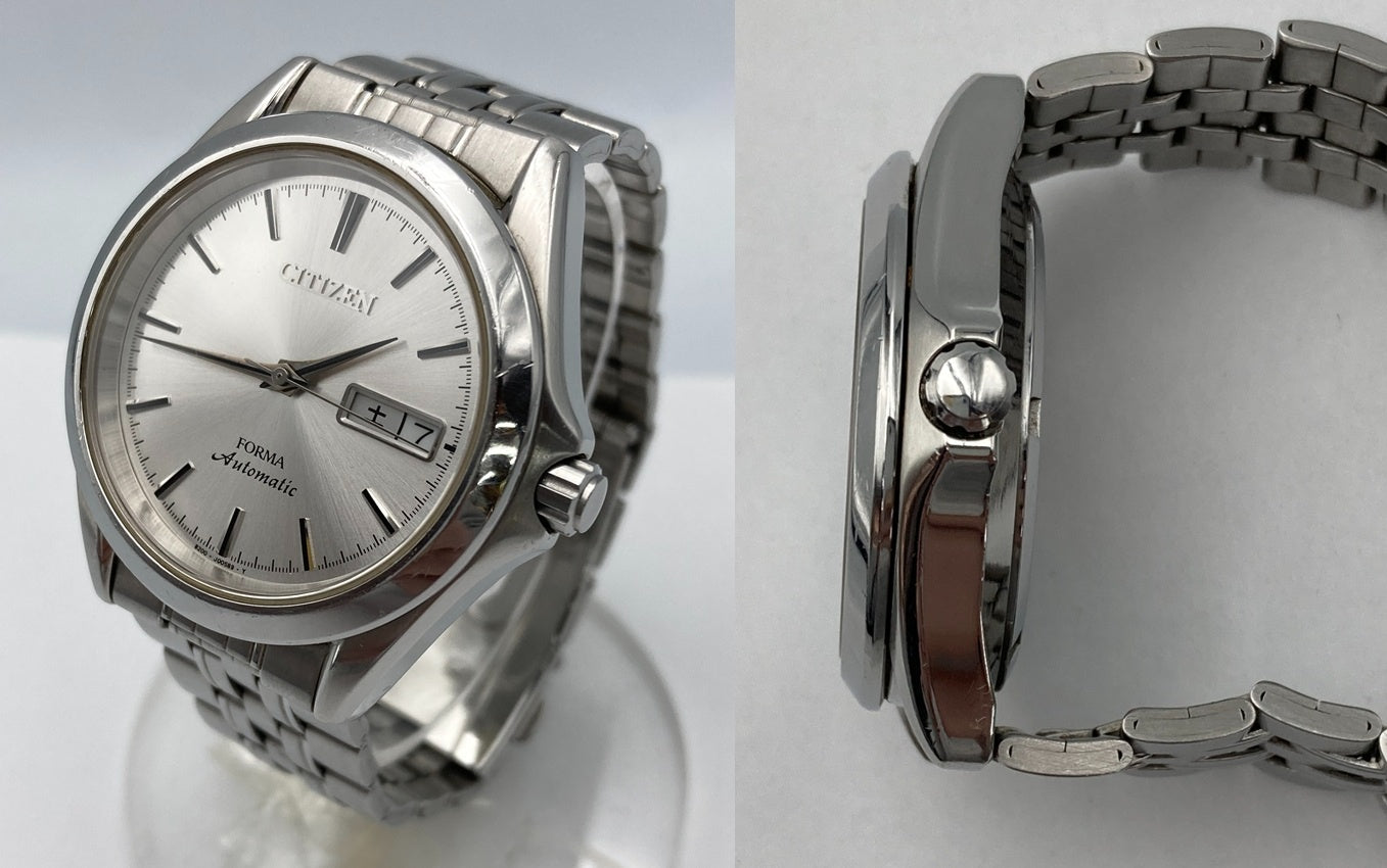 CITIZEN FORMA シチズン フォルマ オートマティック 腕時計 デイデイト FRV59-1992 中古 D4